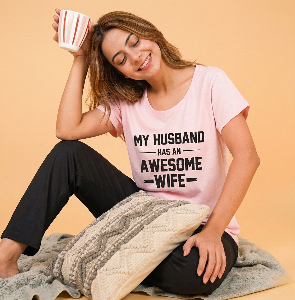 HUSBAND HAS AWSM WIFE