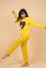 Yellow Puzzle Heart