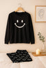 Black Smiley Face Style Night Dress