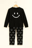 Black Smiley Face Style Night Dress