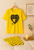 Yellow Puzzle Heart