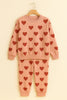 Winter Pink Dilbar Co-Ord Set Night Suit