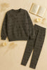 Winter Gray Love Co-Ord Set Night Suit