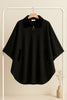 Zipper Shawl Ponchos with Cozy Neck