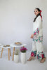 Elegant Floral White Ensemble Flower Dress for Women 2Pc Cord Set | F-6|