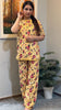 GOLDEN BLOOM PRINTED SHIRT AND TROUSER