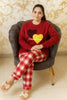 Winter Red Eternal Love Co-Ord Set Night Suit