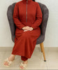 Long Winter Warm Fleece Dress