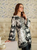Most Trending Black And White Front Back Printed Shirt With Flapper 2 Peace Co-ord Set  | F-6 |