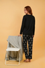 Black Smiley Face Style Night Dress