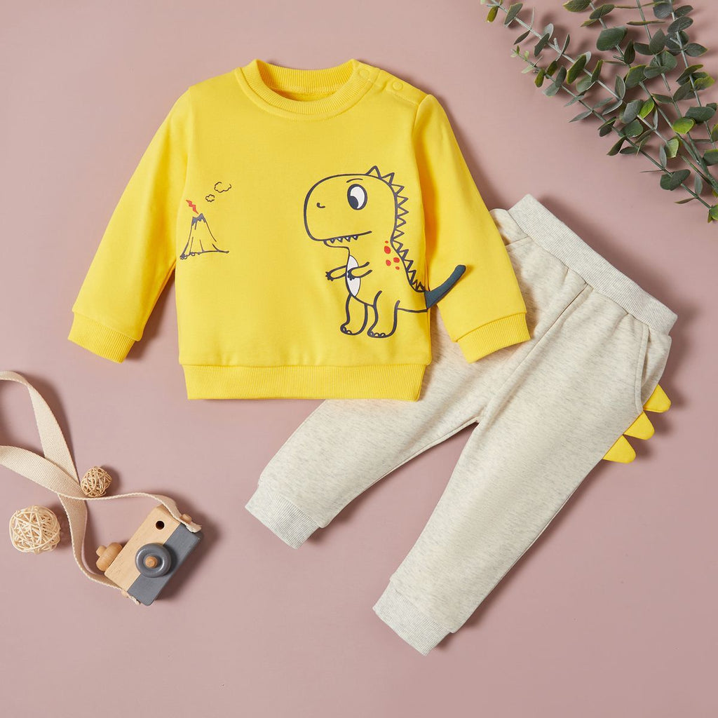 Yellow Dino Tracksuit