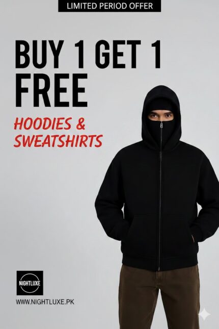 BUY 1 GET 1 FREE  ( NINJA HODDIES )